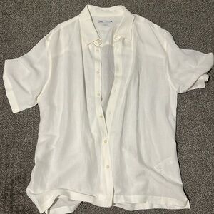 Zara Men Short Sleeve Button up
